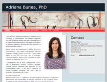 Tablet Screenshot of adrianabunea.com
